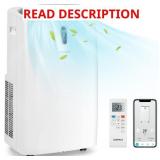 $363 COSTWAY FP10115US-WH Portable AC, White