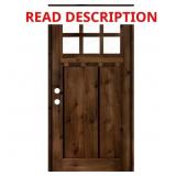 $2178 Craftsman Alder RH 6-Lite Front Door *DAMAGE