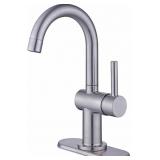 Dorind Single-Handle High-Arc Faucet Nickel