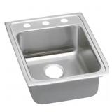 Lustertone Drop-In Stainless Steel 17 in. Sink