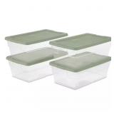 6 qt. Storage Boxes (Set of 4)