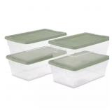 6 qt. Storage Boxes (Set of 4)