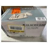 CHROME Glacier Bay Two Handle Bathroom Faucet