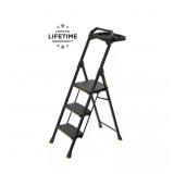 3-Step Steel Project Ladder, 300 lbs. Capacity