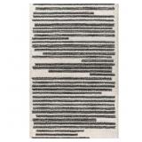 $124 Khalil Berber Stripe Cream/Black 8