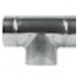 1 Lot (6) Metal 4" 3-way splitter, 90 degree.