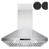 $419 30 in. Convertible Kitchen Island Range Hood