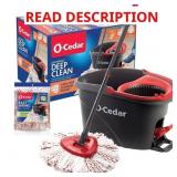EasyWring Deep Clean Spin Mop + Refill & Microfibe