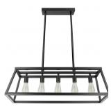 $229 Katalyst 60W 5-Light Black LED Chandelier