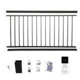$199 36 in. x 69.43 in. Black Aluminum Railing