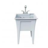 $129 24x22 Granite Utility Sink w/ Faucet Kit
