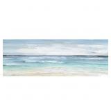 $145 Crashing Ocean Waves" Canvas Art 20"x60