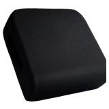 $113 Black Office Chair Cushions 18x16 memory foam
