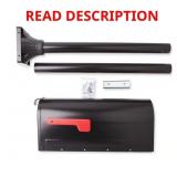Architectural MB1 Black Mailbox & Post