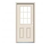 $349 36x80 9-Lite Primed Steel Prehung Left Door