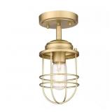 Seaport 1-Light Brushed Champagne Bronze Mount