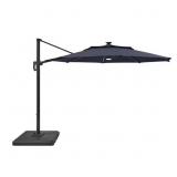 $449 Hampton Bay 11 ft. Solar LED Patio Umbrella