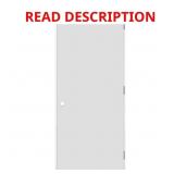 $224 36x80 Flush LH Outswing Steel Front Door
