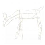 3 ft. LED Wire Doe Holiday Yard Decoration Y35