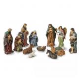 $111 10 in. Nativity Figurine Set (12-Pieces)