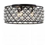 $319 Gabrielle Metal/Crystal LED Flush Mount