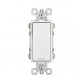 radiant 15A 120V 4-Way Rocker Switch, White
