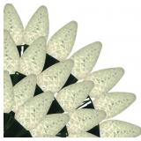 Brite Star 100 Lt LED C7 Faceted Light, WW