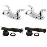 Pfirst 4-in Centerset 2-Handle Bath Faucet Kit