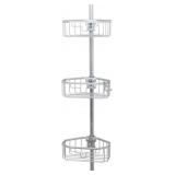 NeverRust Aluminum Tension Corner Shower Caddy