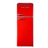 $330 7.6 cu ft Retro Dual Door Fridge in Red * Sea