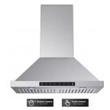 $429 36 in. Wall Mount Range Hood, Stainless