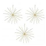12 in Battery LED Starburst Lights (3-Pack)