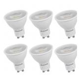 1 Lot of (3) GU10 Dimmable Track Light LED Bulbs,