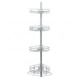 Tension Pole Shower Caddy in Chrome