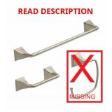 Everly Bath Hardware Set, Brushed Nickel