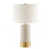 Brayward 25 in. Tan Concrete Table Lamp