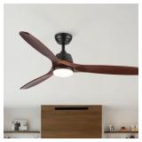 $173 Farmhouse 52-in Indoor Ceiling Fan w/ LED