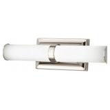 1 Lot 3-Home Decorators 12W Polished Nickel Bath L