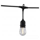 24-Light 48 ft Edison LED Filament Bulbs