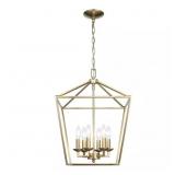 $144 Weyburn 6-Light Gold Farmhouse Chandelier