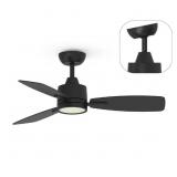 S3 Series 42" Indoor Black Ceiling Fan
