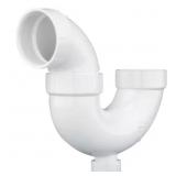 1-1/2 in. DWV PVC P-Trap with Solvent Weld