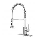 Single-Handle Pull-Down Gooseneck Faucet