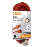 25 ft. 16/3 Light Duty Extension Cord, Orange