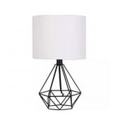Willet 15.5 in. Black Cage Accent Table Lamp