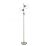 $120 Vista Heights 62in Brushed Nickel Floor Lamp