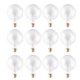 40-Watt G40 E26 Dimmable Bulb 2700K, 12-Pack