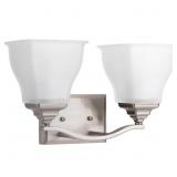 $117 Callison 2-Light Brushed Nickel Vanity Light