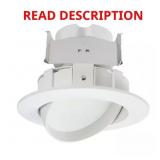 1 Lot of (6) RA4 4" 2700-5000K CCT LED Recessed Li