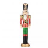 6 ft. LED Red & Green Nutcracker Yard Decor